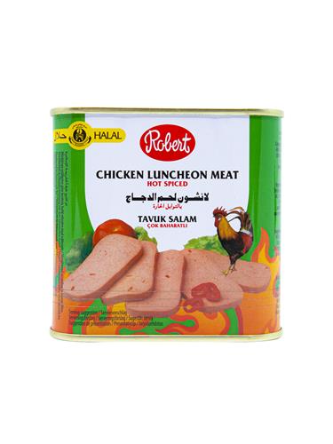 ROBERT Luncheon Chicken Hot Medium (340GR*12PC) - Image 3