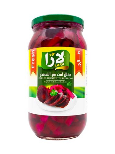 LARA Pickled Turnip With Beetroot Sliced Fresh (650GR*12PC) - الصورة 6