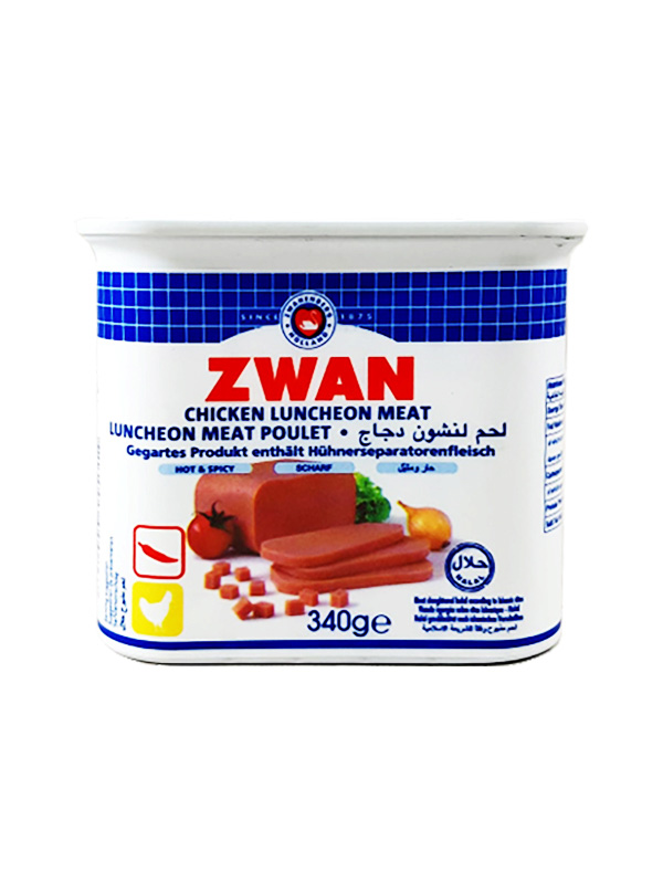 ZWAN Luncheon Chicken Hot Medium (340GR*12PC) - Image 7