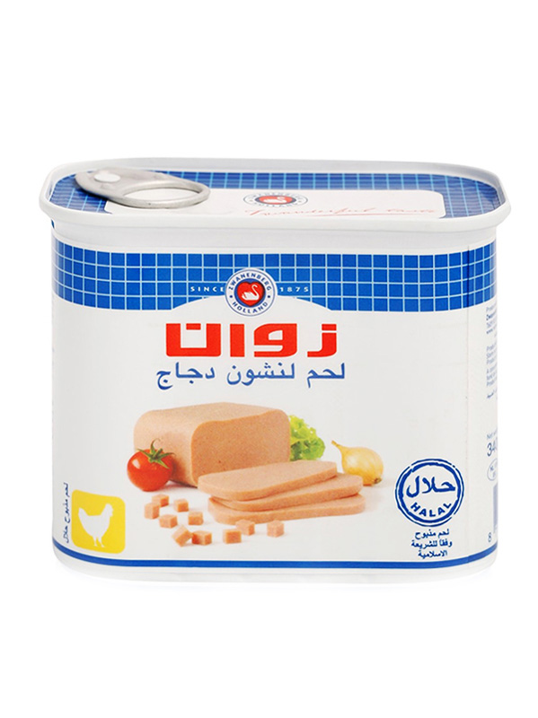 ZWAN Luncheon Chicken Normal Medium (340GR*12PC) - Image 8