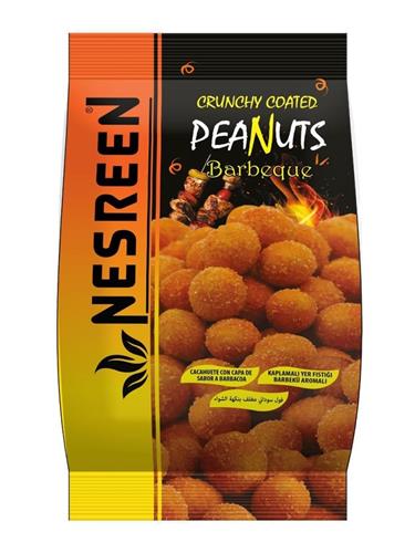 NESREEN Crunchy Coated Peanuts BBQ (100GR*24PC) - Image 2