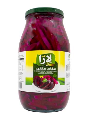 LARA Pickled Turnip With Beetroot Sliced Fresh (1.8KG*4PC) - Image 7