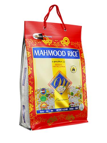 MAHMOOD Basmati 1121 Sella Rice Plastic Pouch (4.5KG*4PC) - Image 2