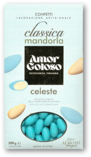 ESPOSITORE CONFETTI Almond Dragees Blue (500GR*6PC)