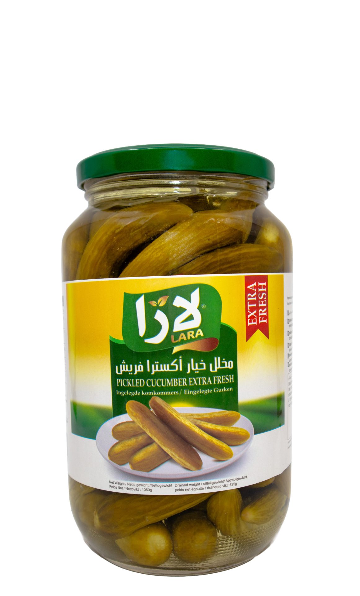 LARA EG Pickled Cucumber Extra Fresh (1050GR*12PC) - Image 4