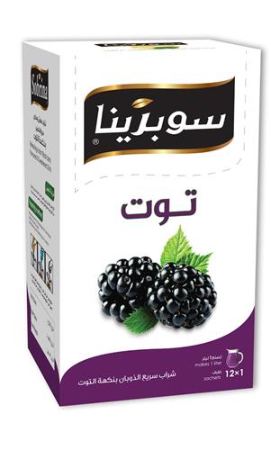 SOBRINA Juice Powder Blackberry (12 x 1L*12PC) - Image 2
