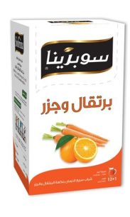 SOBRINA Juice Powder Orange & Carrot (12 x 1L*12PC)