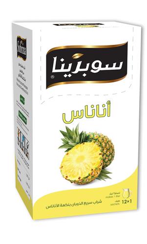 SOBRINA Juice Powder Pineapple (12 x 1L*12PC)