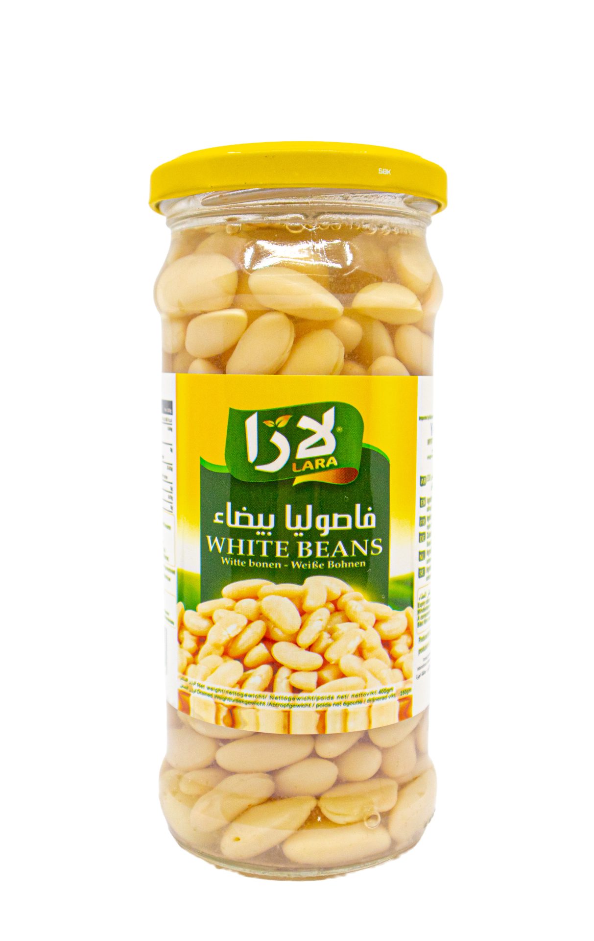 LARA White Beans Jar (400GR*12PC)
