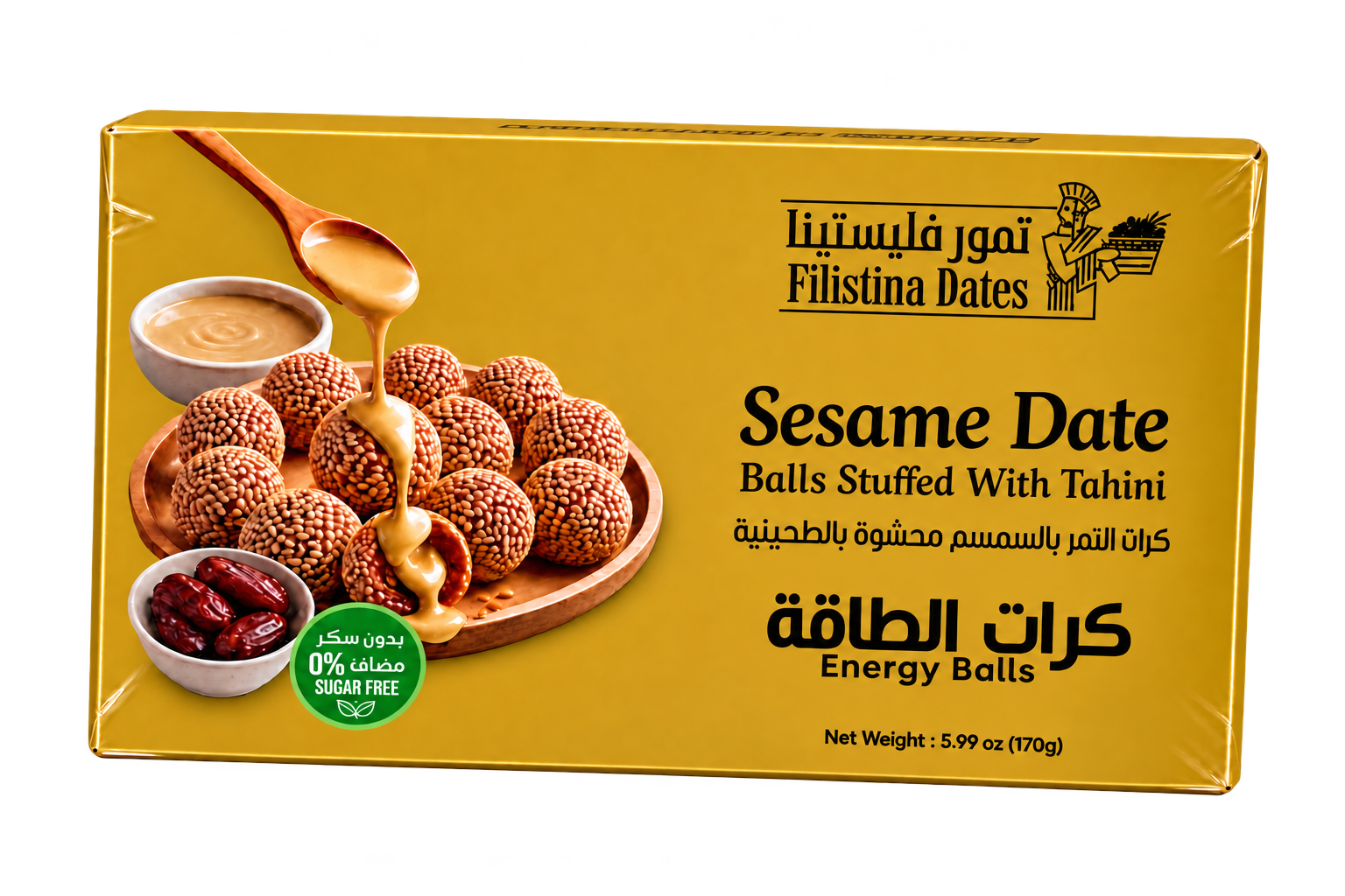 FILISTINA Date Balls With Tahini (170G*20PC)